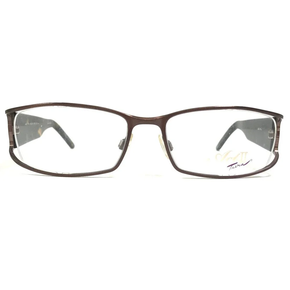 Tura Eyeglasses Frames MOD.A104 BRN Brown Rectangular Full Rim 53-16-130